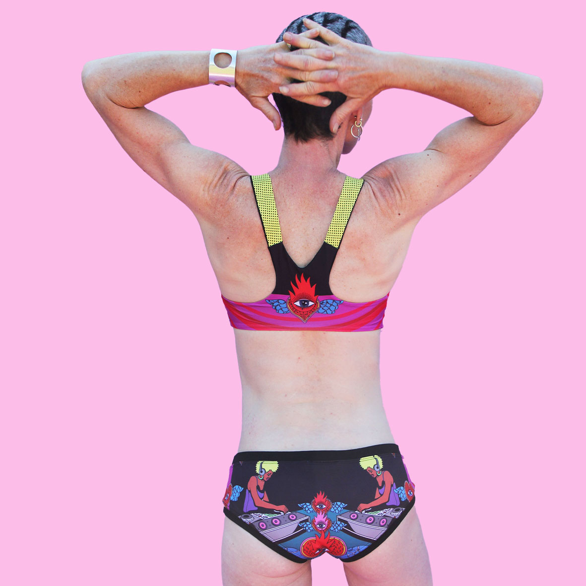 POLYAMORY DJ SWIMSUIT